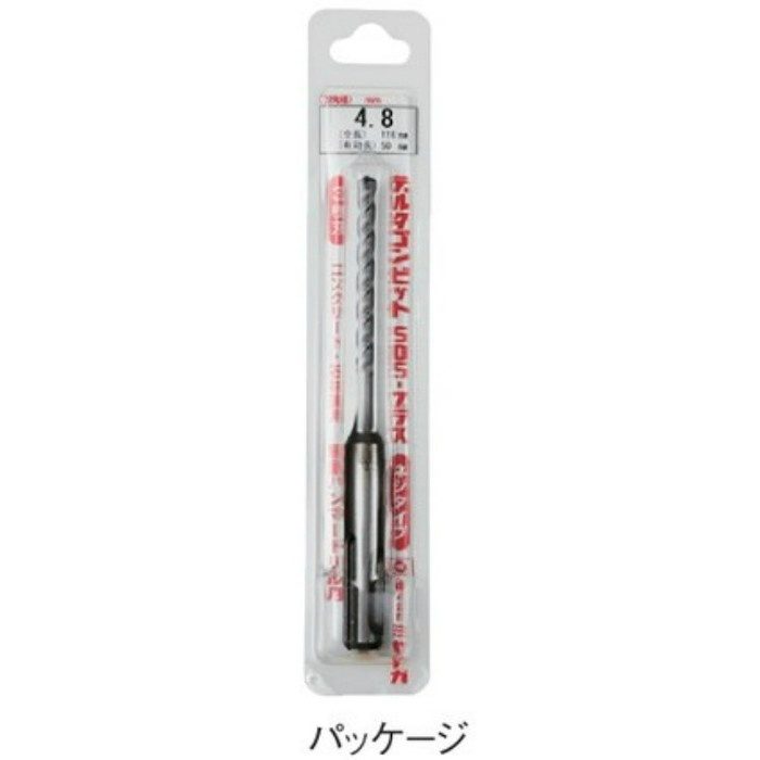 DLSDS060J デルタゴンビットSDS-プラス ネジタイプ（有効長50mm） φ6.0×L116mm