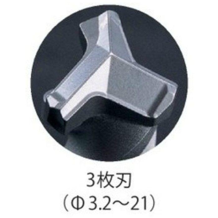 DLSDS060J デルタゴンビットSDS-プラス ネジタイプ（有効長50mm） φ6.0×L116mm
