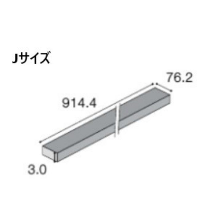 WBJ-622 ビニル床タイル（ラミネート） ウッドライン Jサイズ コローレオーク 44枚入