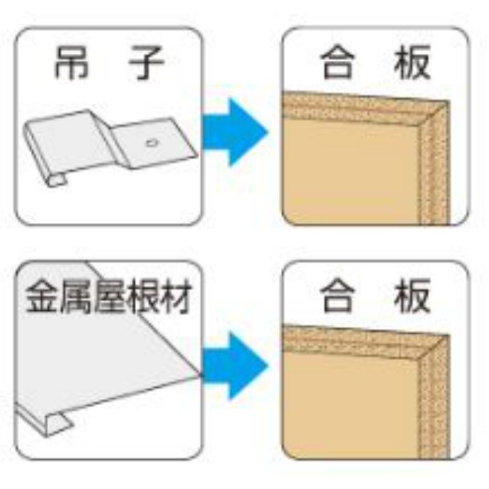 LCB60 コーススレッド 板金野地板コース モドトラス（シンワッシャー） 三価ユニクロ 4.8×60 200本入