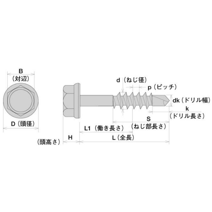 SCH670 ジャックポイント SUS304ステンレスキャップ付ヘックス 三価