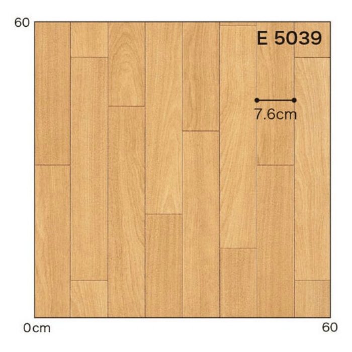 E5039 ポンリューム 住宅用クッションフロア ウッド サクラ 厚み1.8mm