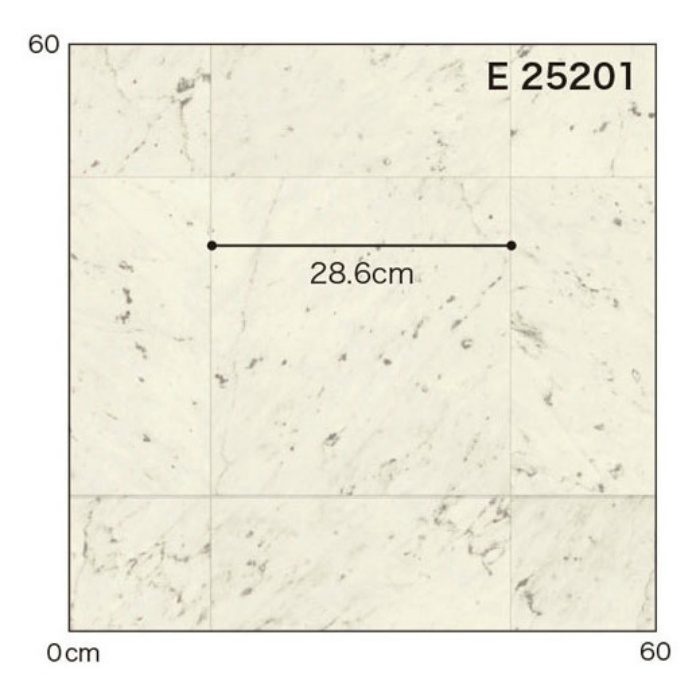 E25201 ポンリューム 住宅用クッションフロア ビアンコカララ 2m巾 厚み1.8mm