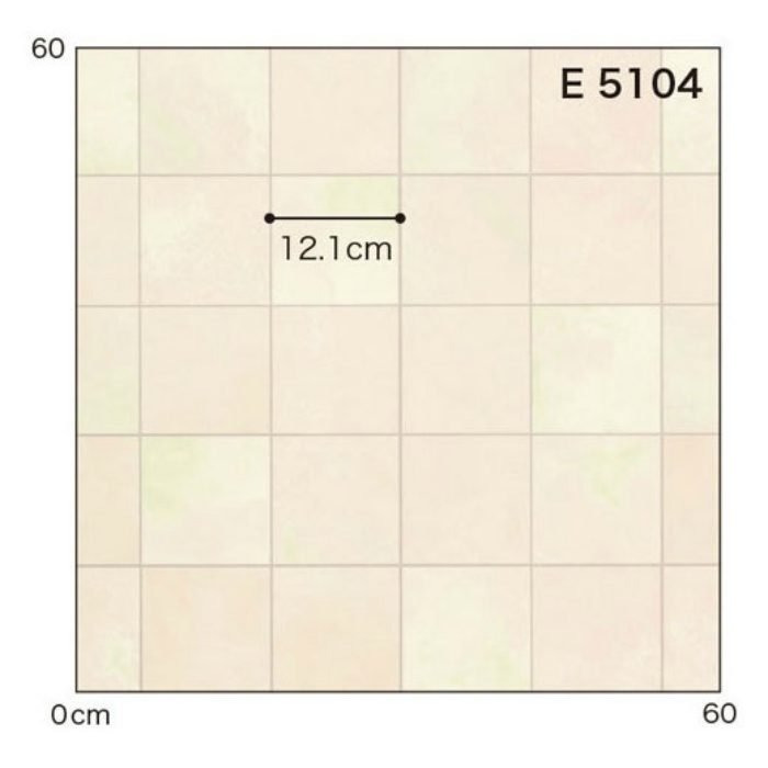 E5104 ポンリューム 住宅用クッションフロア ストーン＆プレーン タイル 厚み1.8mm