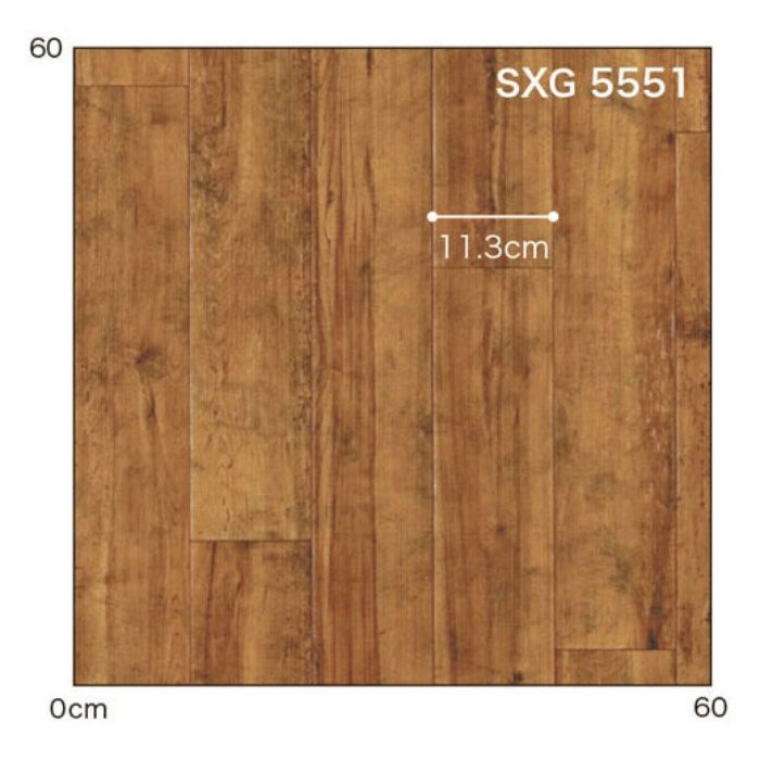 SXG5551 ポンリューム 住宅用クッションフロア 床暖＆土足対応フロア メイプル 厚み2.3mm