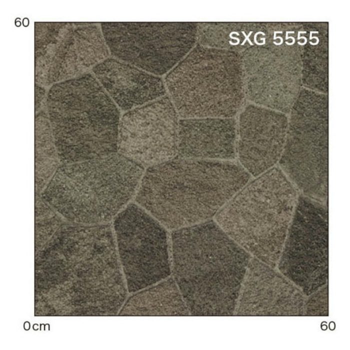 SXG5555 ポンリューム 住宅用クッションフロア 床暖＆土足対応フロア 鉄平石 厚み2.3mm