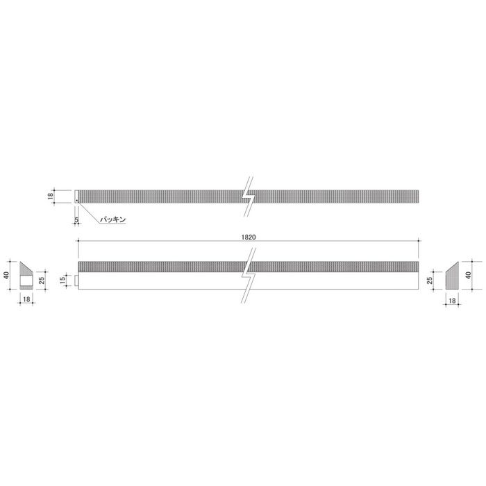 V-EV585 イーヴスベンツ585 18×40×1820mm 20本入 日本住環境【アウン