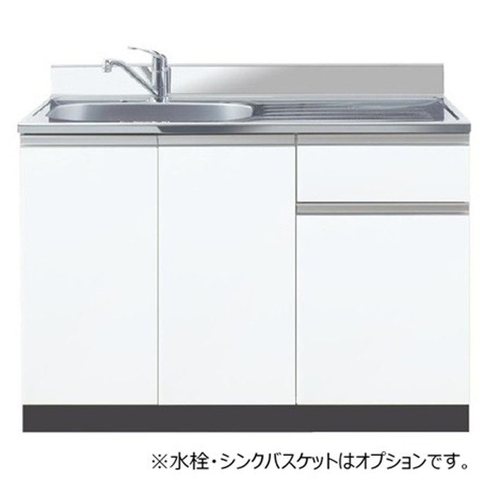 CFⅡ-120LW コンフィⅡシリーズ コンポーネントキッチン 流し台 左水槽