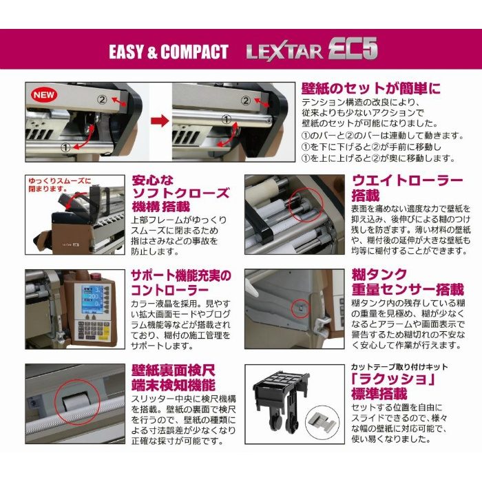 400-860 糊付機 LEXTAR EC5（レクスター・イーシーファイブ）