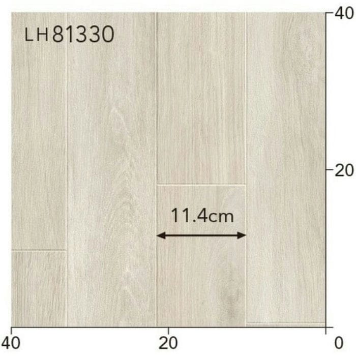 LH-81330 クッションフロア ウッド ヨーロピアンオーク 1.8mm厚×182cm巾