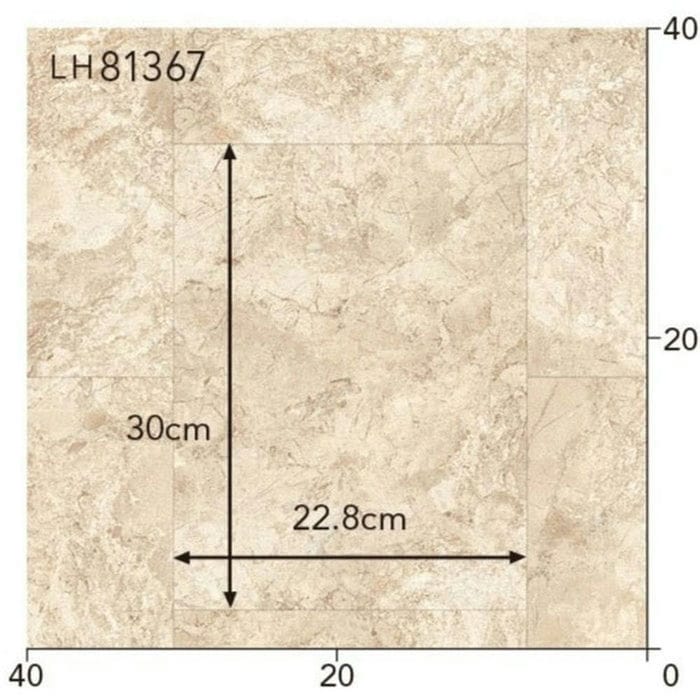 LH-81366 クッションフロア ストーン インペリアルマーブル 1.8mm厚×182cm巾 目地あり