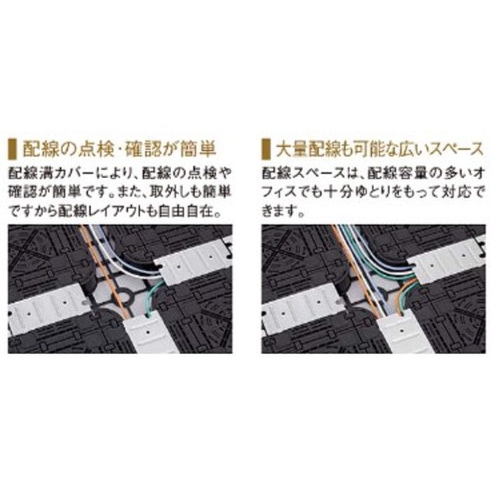 PIT-TN-50 クリーンOAフロア ベースパネル ピットTN-50 500×500mm H50mm 4枚／ケース