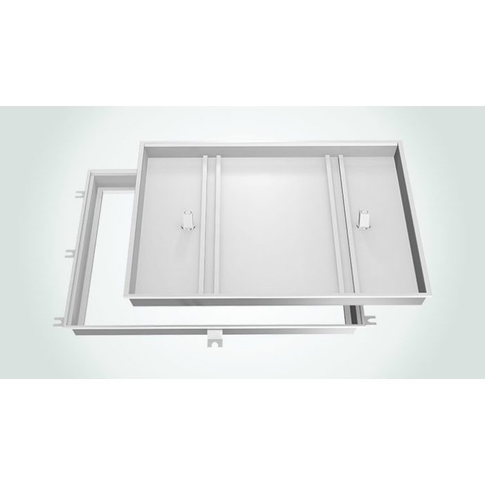 NHST-600 床点検口 ニューハッチ 標準タイプ 600×600 テーパー形状 取手なし