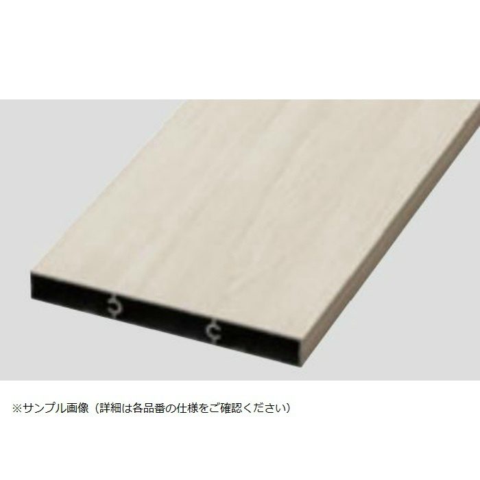 エバーアートウッド 格子部材 102×12角 L4000 マットダークグレー ビスホール付