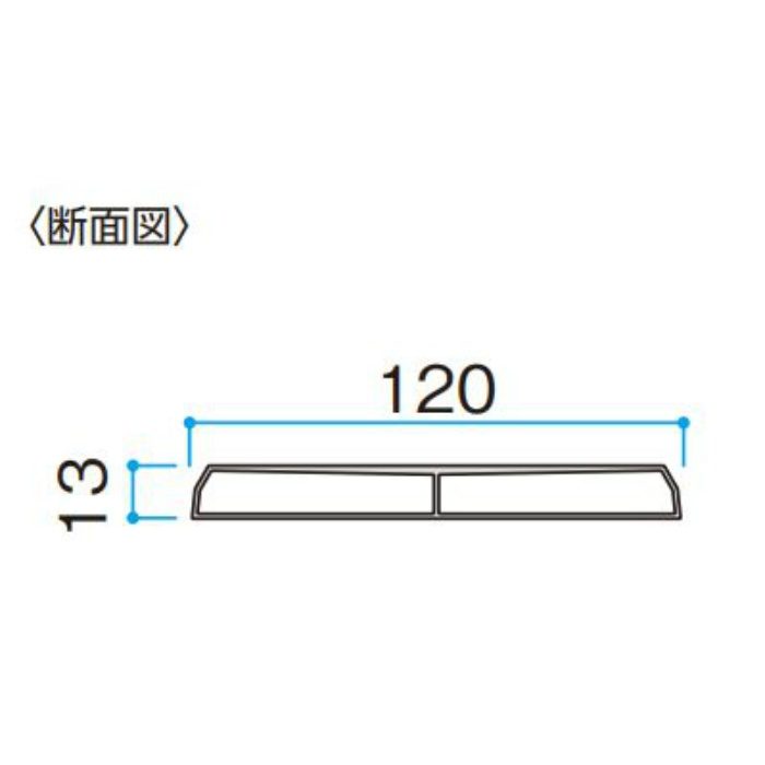 エバーアートウッド ラウンド板120両面 L2000 クラシックナチュラル