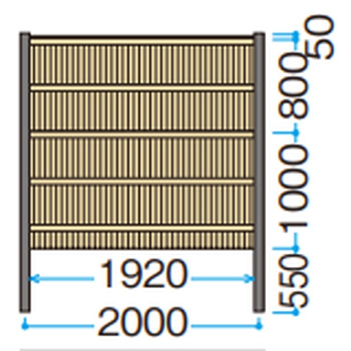 e-バンブーユニット 建仁寺垣パネルH1800タイプ 片面 真竹
