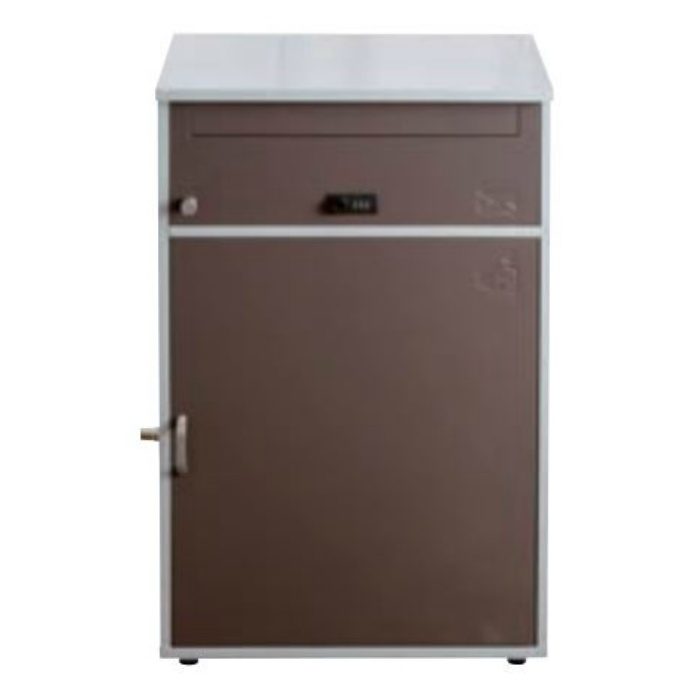 THB-276 BR リシムワイド 郵便ポスト付き宅配BOX（組立不要） ブラウン