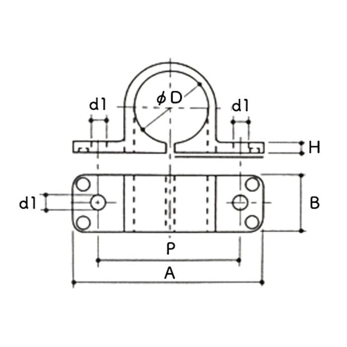 KFBS01-6600 樹脂浮上りサドル 保温材付 架橋ポリ管用（被覆厚5mm） H5PE20 ホワイト