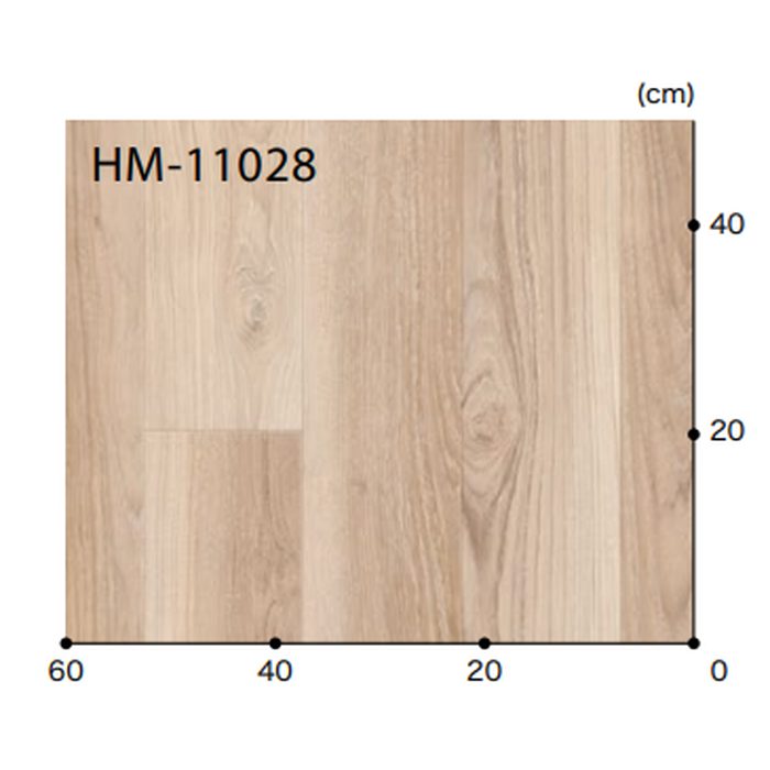 HM-11028 Hフロア ウッド ボタニカルチーク 板巾約15.2cm
