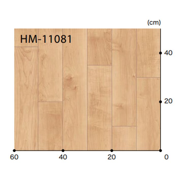 HM-11081 Hフロア ウッド メイプル 板巾約10.1cm