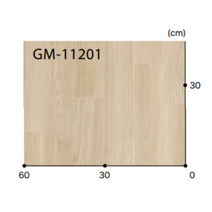 GM-11201 Hフロア 3.5mm厚フロア チェスナット