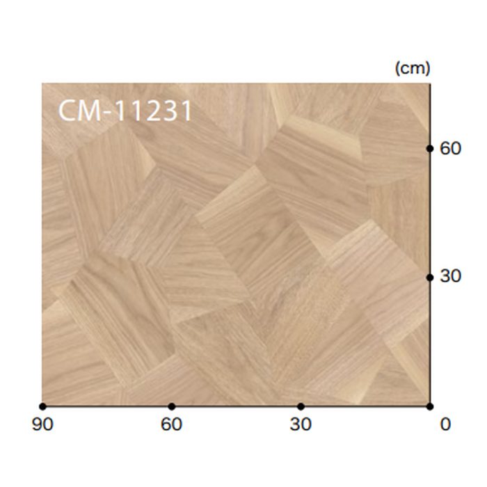 CM-11231 Hフロア CMフロア ジオメトリーウッド