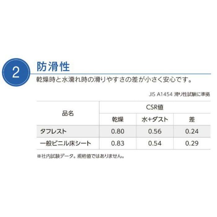 TR-4025 エミネンスフロア タフレスト ノンワックス超防汚シート WC用 雲柄 2.0mm厚×182cm巾
