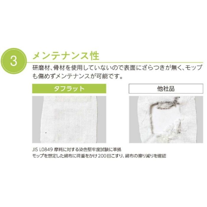 TFS-61 エミネンスフロア タフラットソフト 防滑シート 屋内用 2.0mm厚×182cm巾 パターン