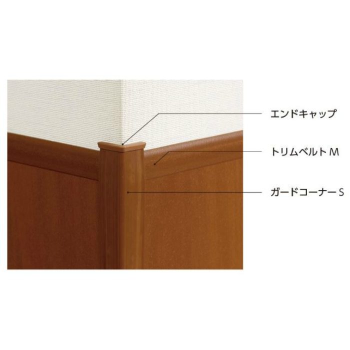 TVM-2019 エミネンスフロア タフ腰壁シート トリムベルトM 10m巻×高さ30mm TKS-8511用