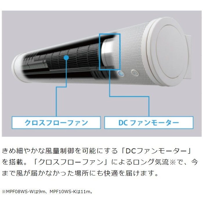 MPF08WS-W アシストサーキュレータ AIRLINK 家庭用 ホワイト ダイキン工業【アウンワークス通販】