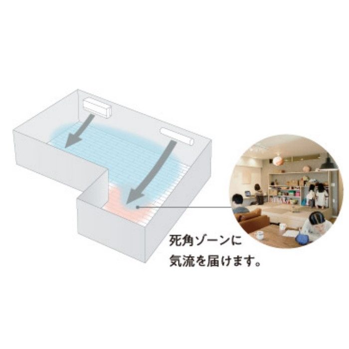 MPF10WS-K アシストサーキュレータ AIRLINK 業務用 大風量タイプ ブラック