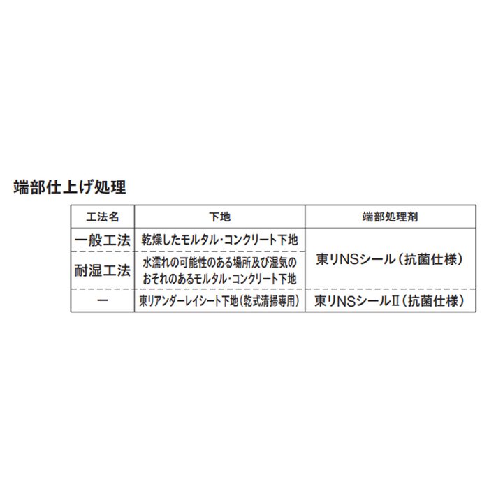 NS4855 防滑性消臭ノーワックスビニル床シート（抗ウイルス・抗菌） 消臭NSトワレNW 2mm厚 1820mm巾 テラゾー