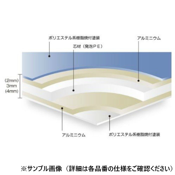 HA-075 ハイエースバン 910×1820×3mm Yブラック