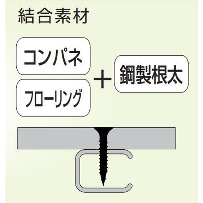 BRS4228 鋼製床用ビス 鉄 フローリングスクリュー パーカー 4.2×28 8000本／ケース