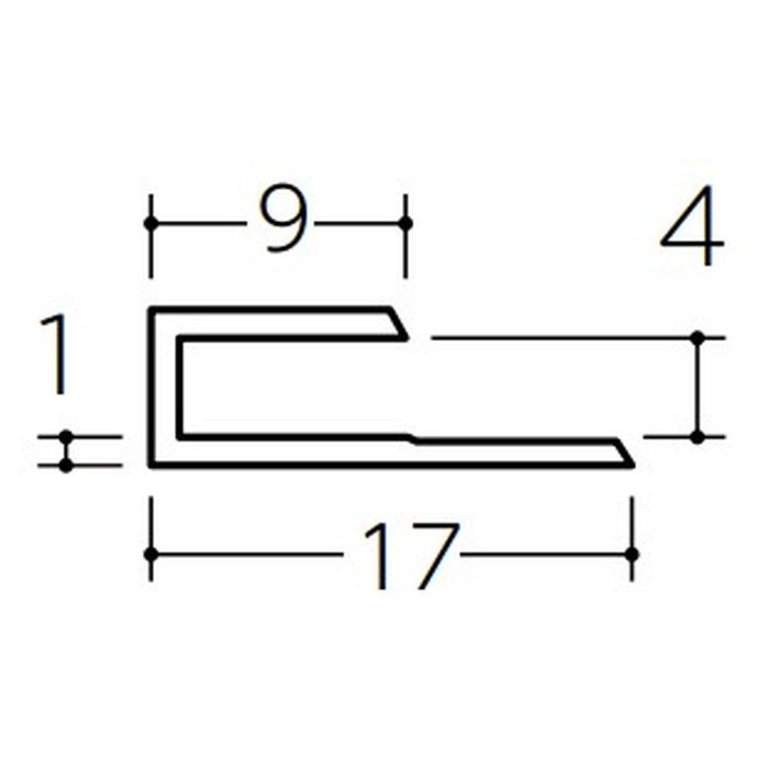 ALC-ie0004 見切り ナチュラルオーク 2730mm