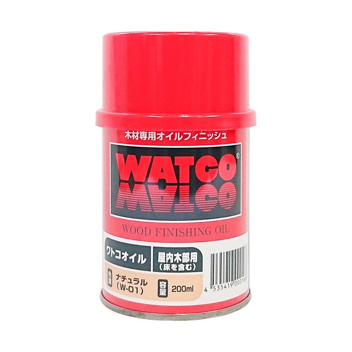 ワトコオイル W-01 ナチュラル（クリア） 200ml