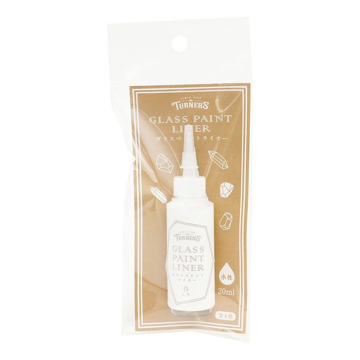 ガラスペイント ライナー 白 20ml