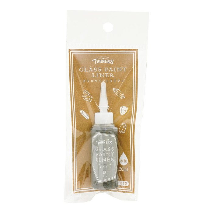 ガラスペイント ライナー 銀 20ml