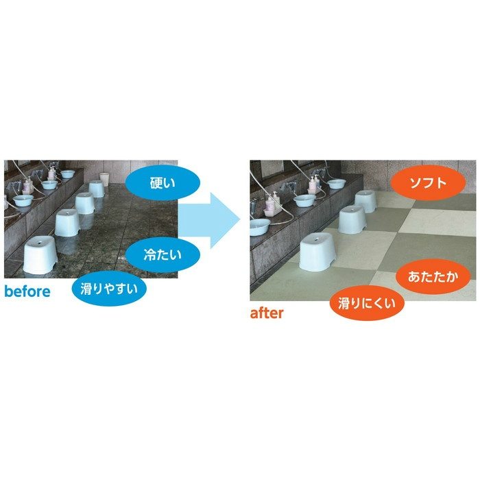 お風呂場用畳 湯ったりたたみ TC19076