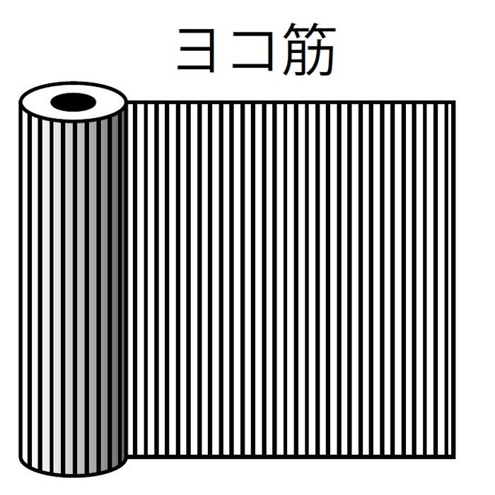 G24-002 B山ゴムマット（筋入りゴムマット） ヨコ筋 3mm×1000mm×10m
