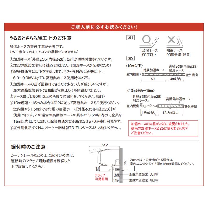 S403ATRS-W 壁掛形エアコン うるさらX RXシリーズ 室内電源タイプ 14畳対応 室外機セット ホワイト