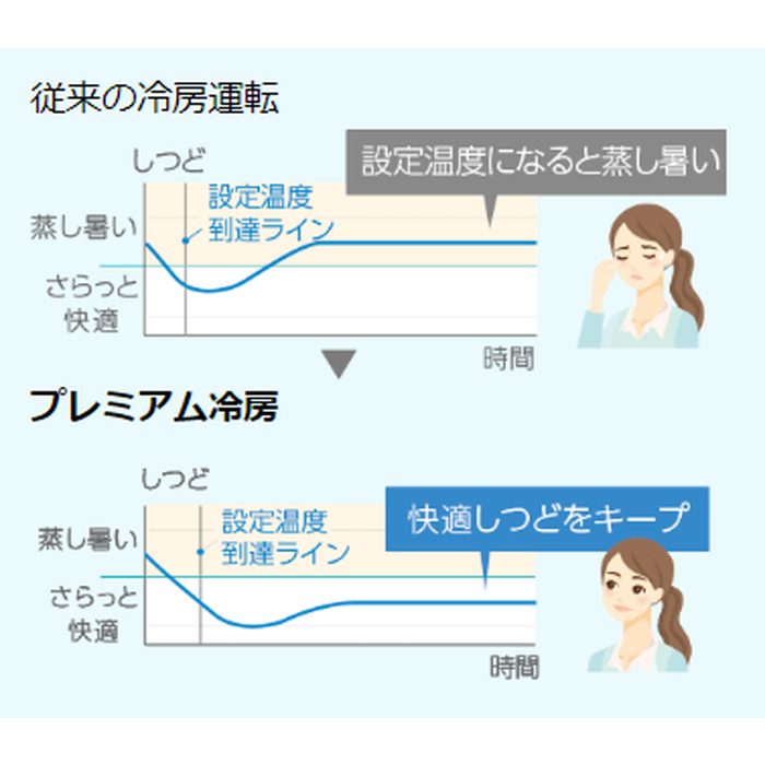 S403ATRV-W 壁掛形エアコン うるさらX RXシリーズ 室外電源タイプ 14畳対応 室外機セット ホワイト
