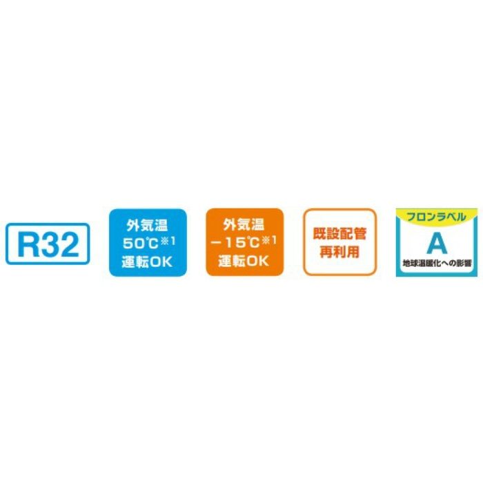 S223ATCS-W ルームエアコン CXシリーズ 6畳用 高さ250mmスリムタイプ ホワイト 室内機・室外機セット