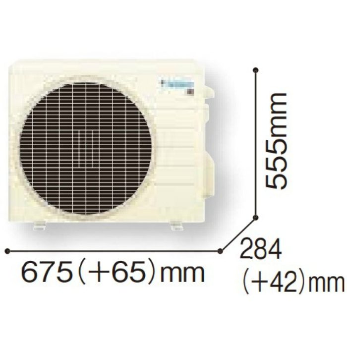 S253ATCS-W ルームエアコン CXシリーズ 8畳用 高さ250mmスリムタイプ