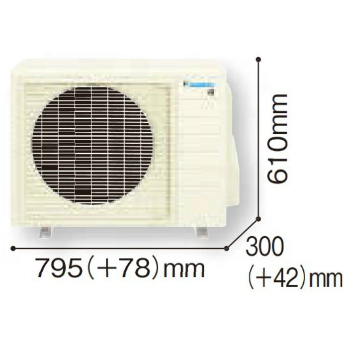 S403ATCP-W ルームエアコン CXシリーズ 14畳用 高さ250mmスリムタイプ ホワイト 室内機・室外機セット