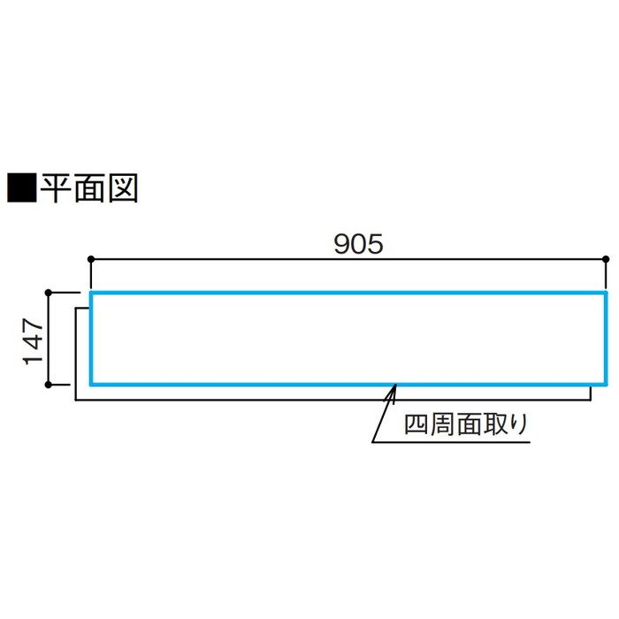 YB12640-WH ハピアオトユカ40 ベーシック柄（147幅タイプ） マンション用直張防音床材 特殊加工化粧シート床材 厚14.5mm 147×905mm ネオホワイト 24枚入