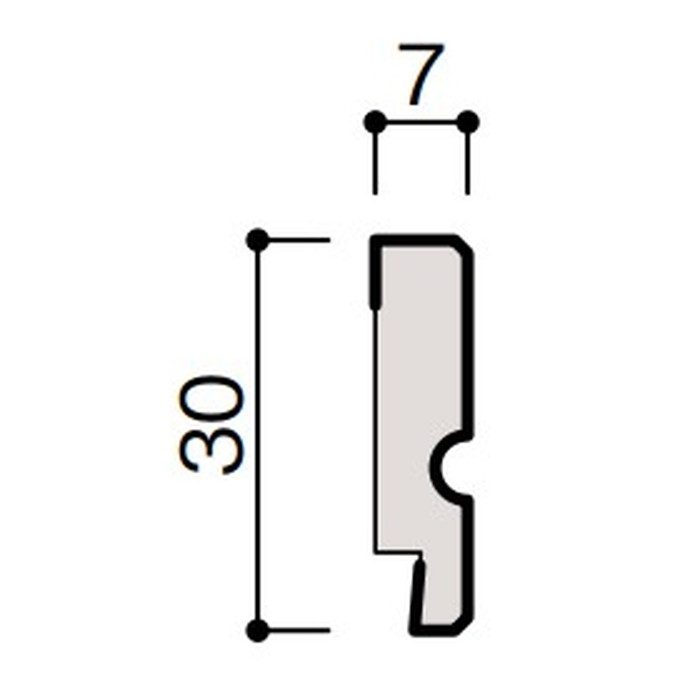 WL98-B63ML ハピアウォール ハードタイプⅡ専用施工部材 額縁（壁パネル・腰パネル共通） 4000mm ミルベージュ用 2本入【運送会社支店止め指定】
