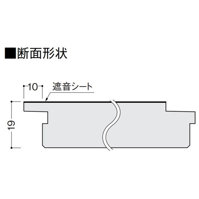 TB0121 オトテン19H オトテン専用ボーダー 厚19mm 303×606mm 9枚入