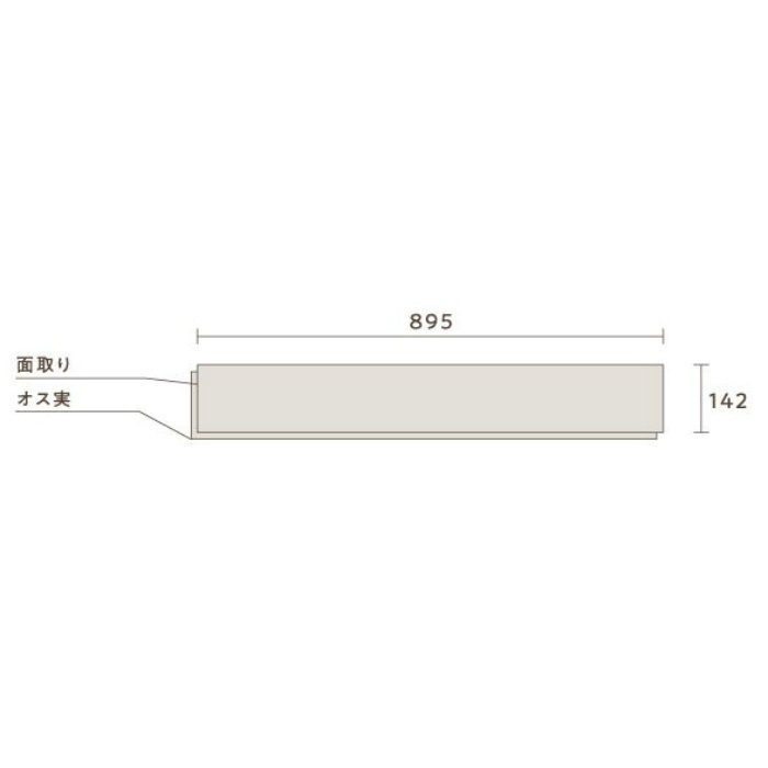 CSH3 ダイヤモンドフロアー CanvaS△4 グレージュオーク柄 24枚入