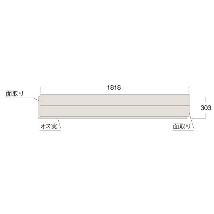 JR08 ダイヤモンドフロアー Juri herisson style floor エリソン・ショコラオーク 6枚入